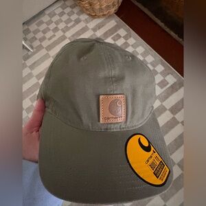 Carhartt Black and Olive Green Cotton Cap with Logo Patch